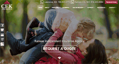 Desktop Screenshot of cekinsurance.com
